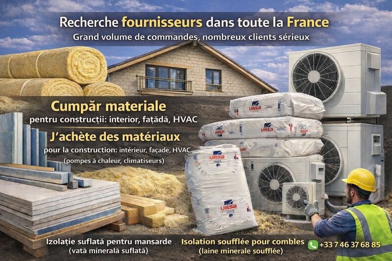Purchase of building materials and equipment in large quantities