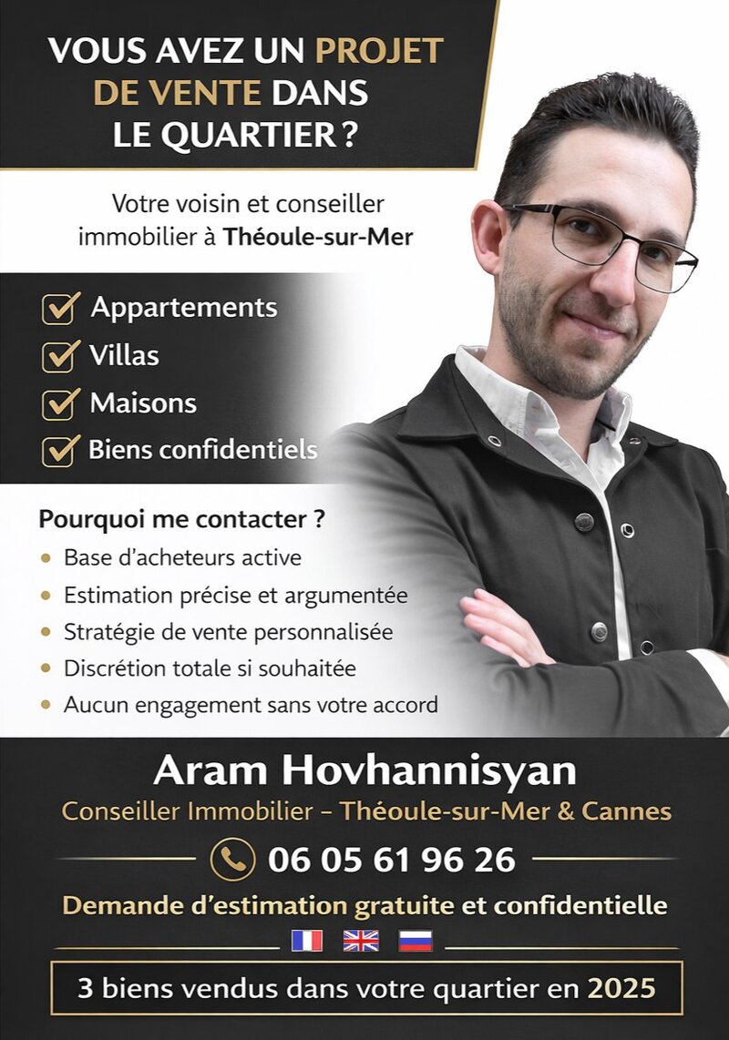 Your Real Estate Consultant in Theoule-sur-Mer
