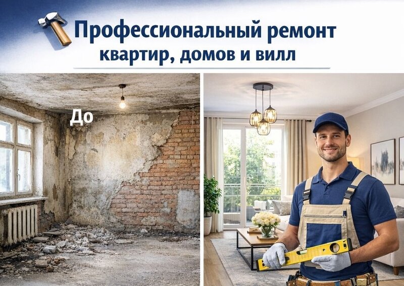 Professional repair of apartments, houses and villas on the Cote d'Azur