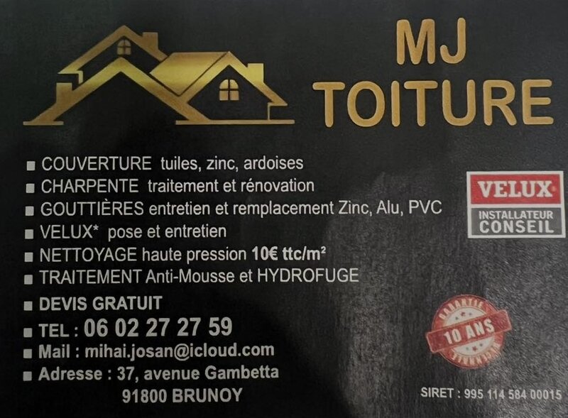 MJ TOITURE - roofing work of any complexity
