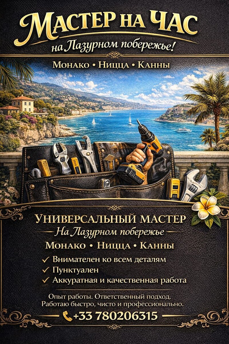 MASTER FOR AN HOUR on the French Riviera