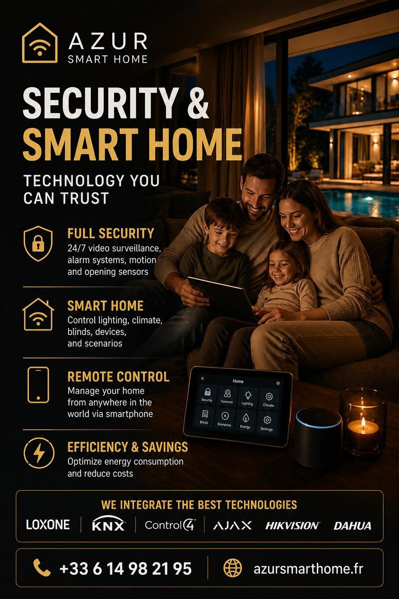 AZUR SMART HOME - Security and Smart Home on the French Riviera