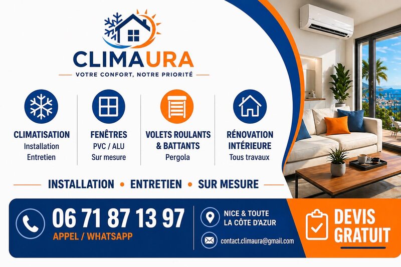 We offer a full range of services for your home on the French Riviera: