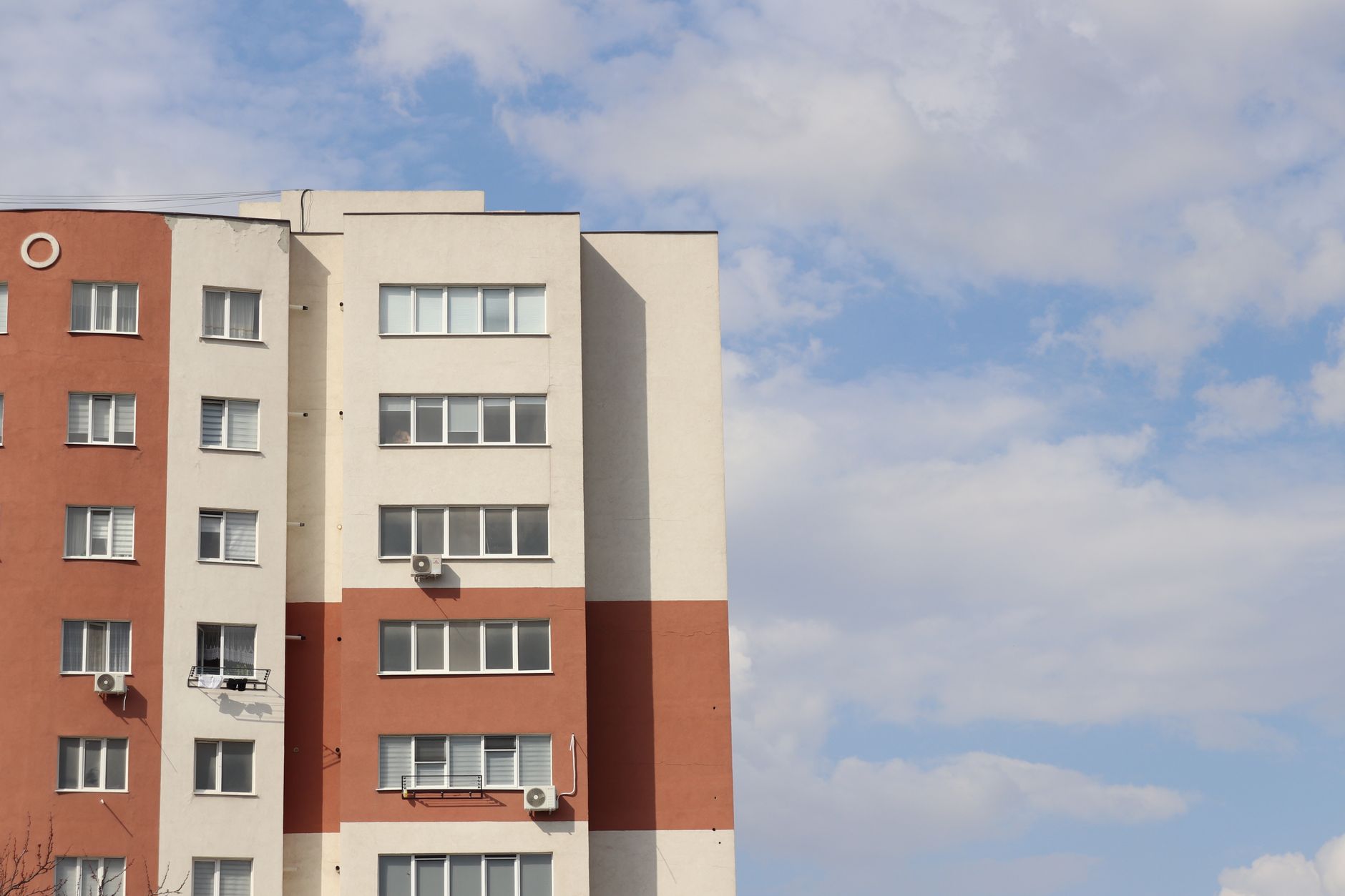 Edificio moderno di una nuova residenza per studenti