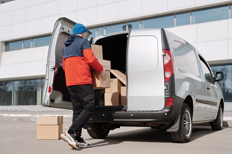 Courier delivery of goods to the French Riviera