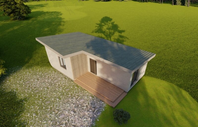 Дом из SIP-панелей 🏠